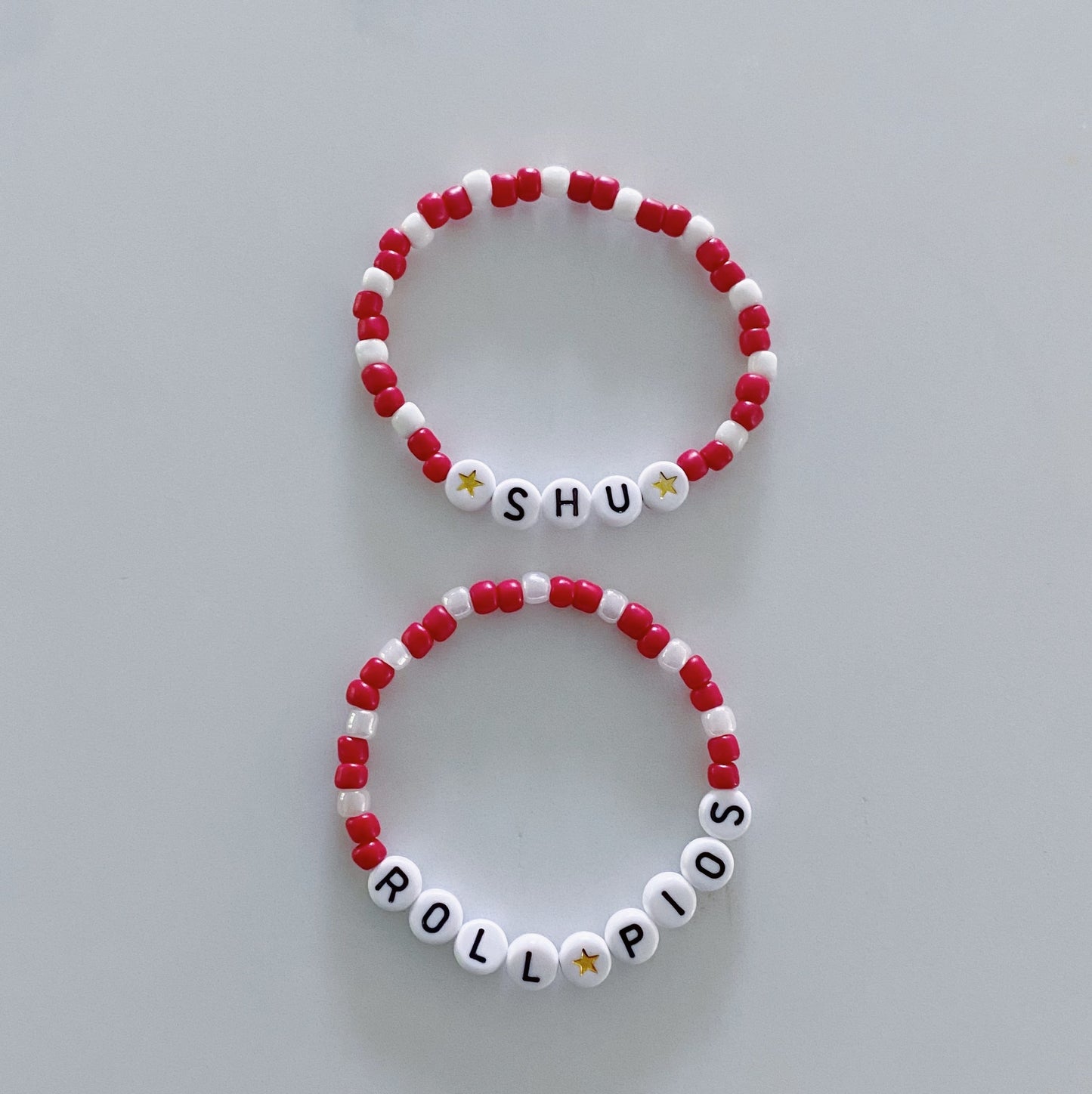 Sacred Heart University beaded bracelet