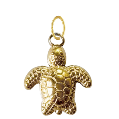 Gold Turtle Charm