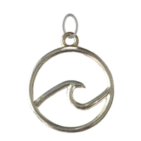 Silver Wave Pendant