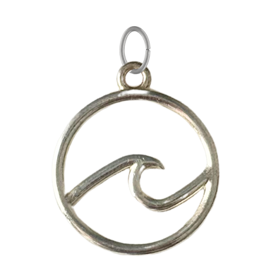 Silver Wave Pendant