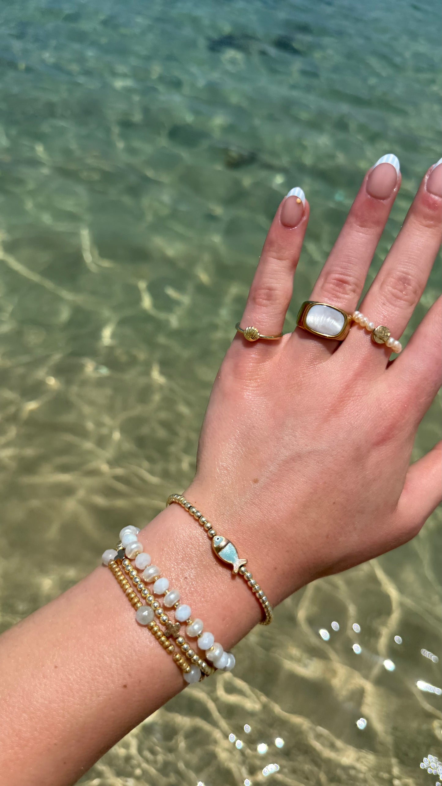 Madaket Tides Beaded Fish Bracelet