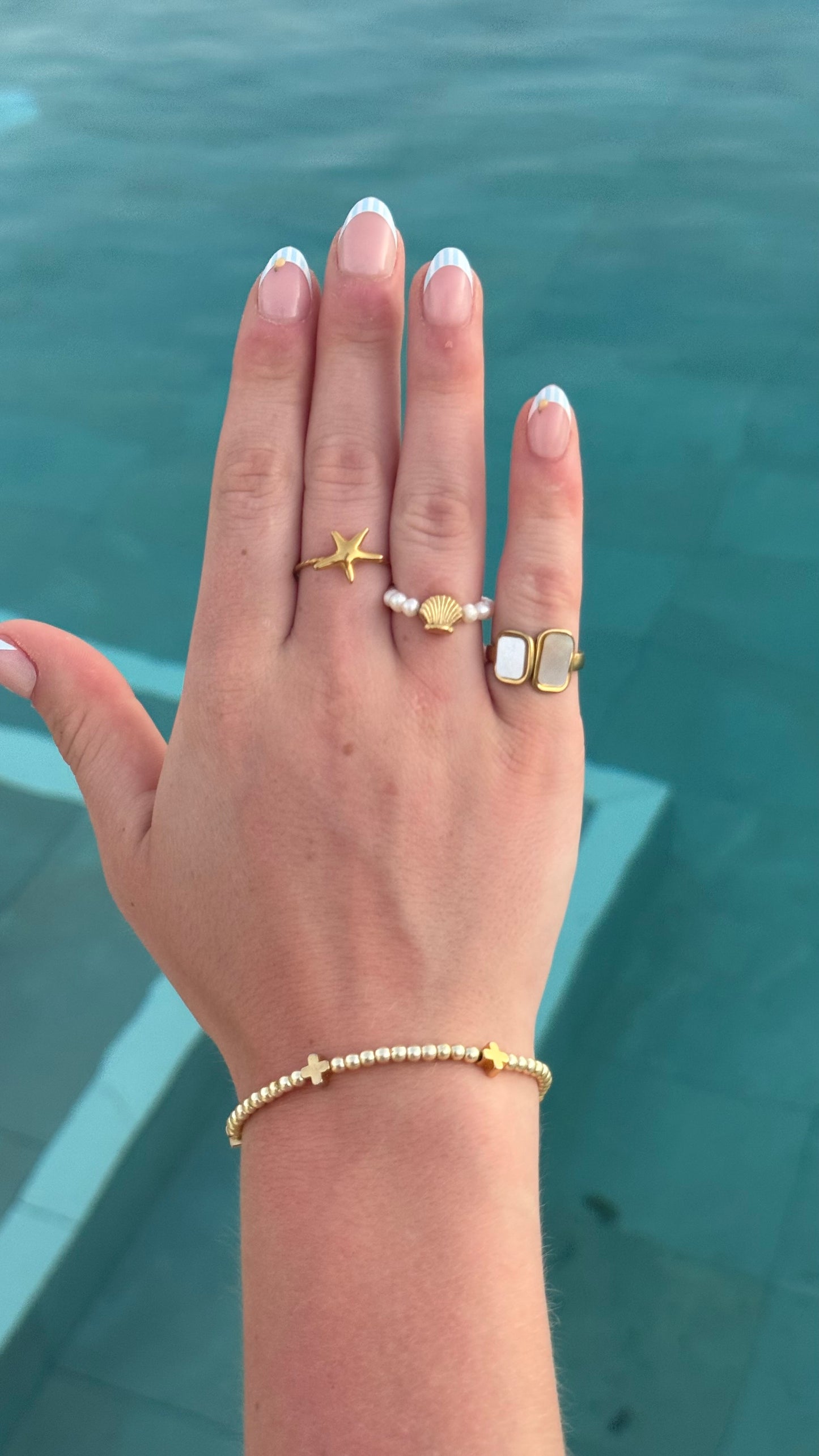 Pearl Seashell Ring