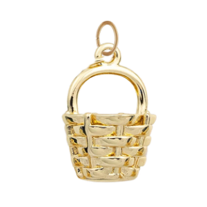 Yellow Gold Nantucket Basket Charm