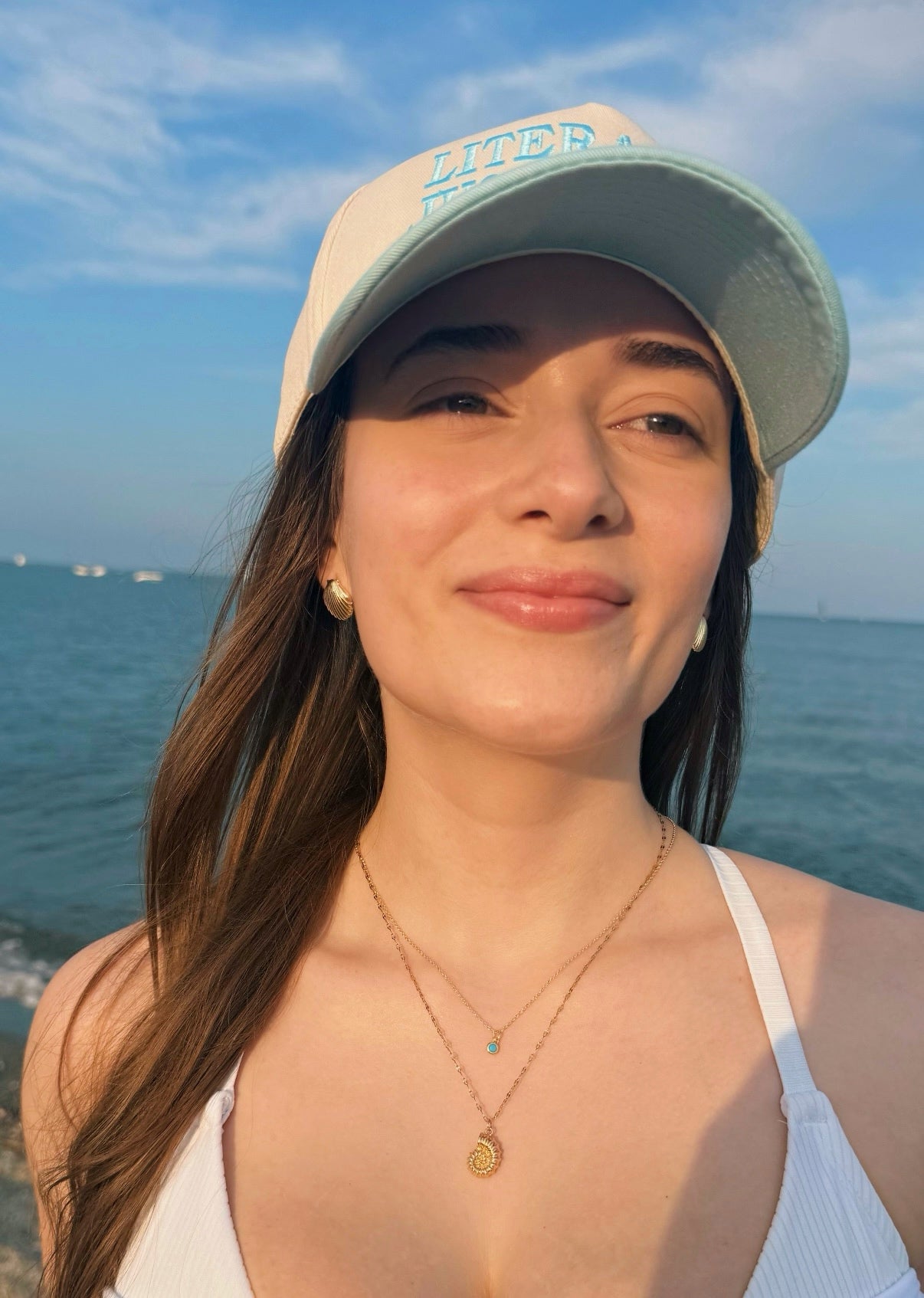 The Rebecca Spiral Shell Necklace