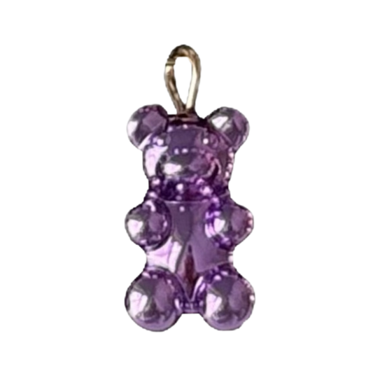 Metallic Purple Gummy Bear Charm