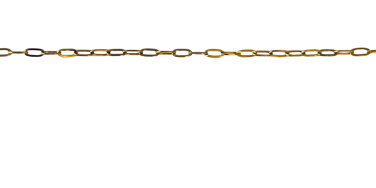 Small Gold Paperclip Chain