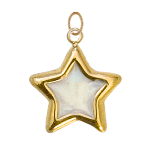 Pearl White Star Pendant
