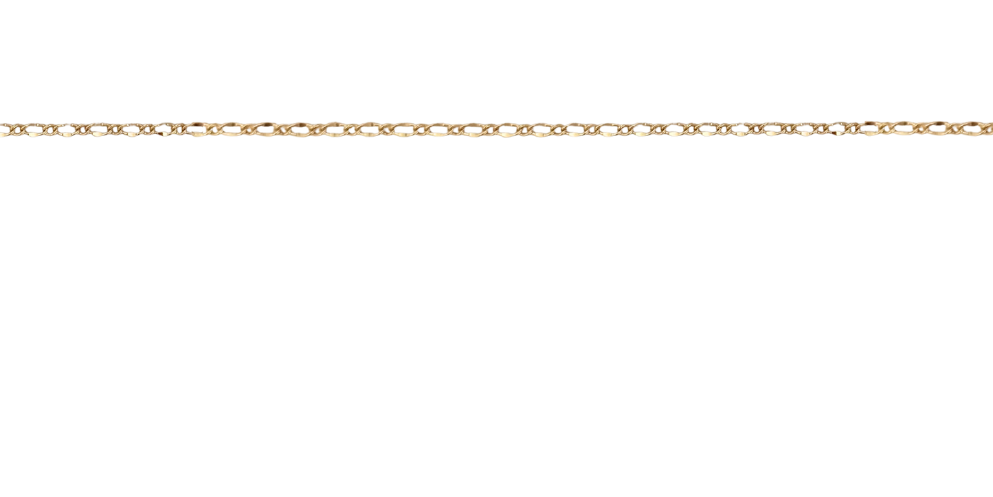 Dainty Gold Figaro Chain