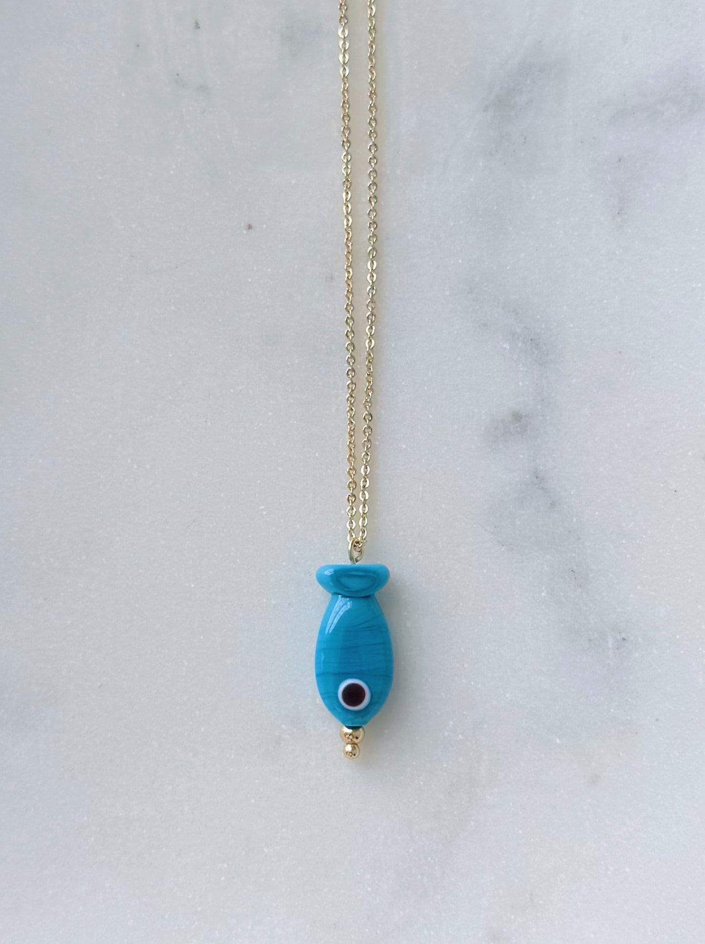 Glass Fish Necklace