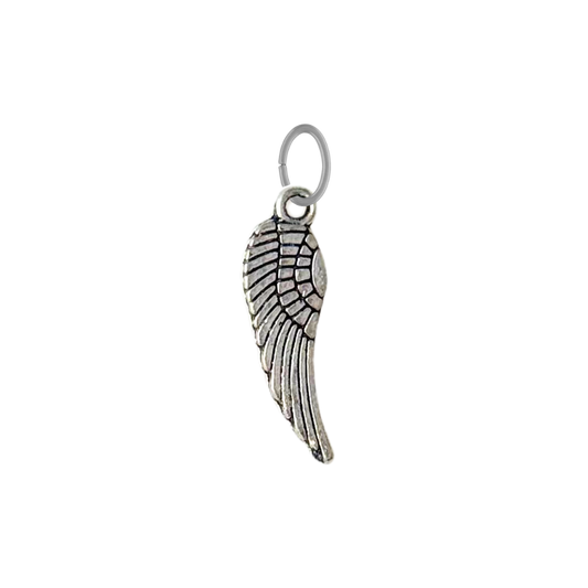 Dainty Silver Wing Charm