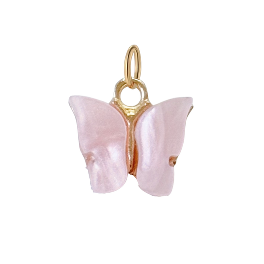 Light Pink Butterfly Charm