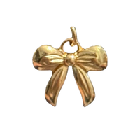 Gold Bow Charm