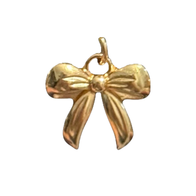 Gold Bow Charm
