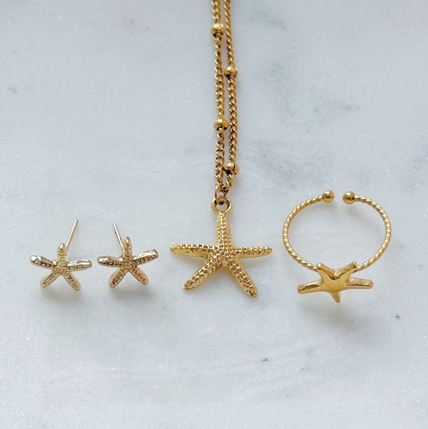 Gold Starfish Gift Set