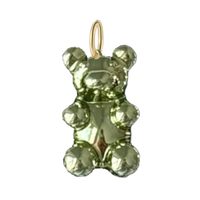 Metallic Green Gummy Bear Charm