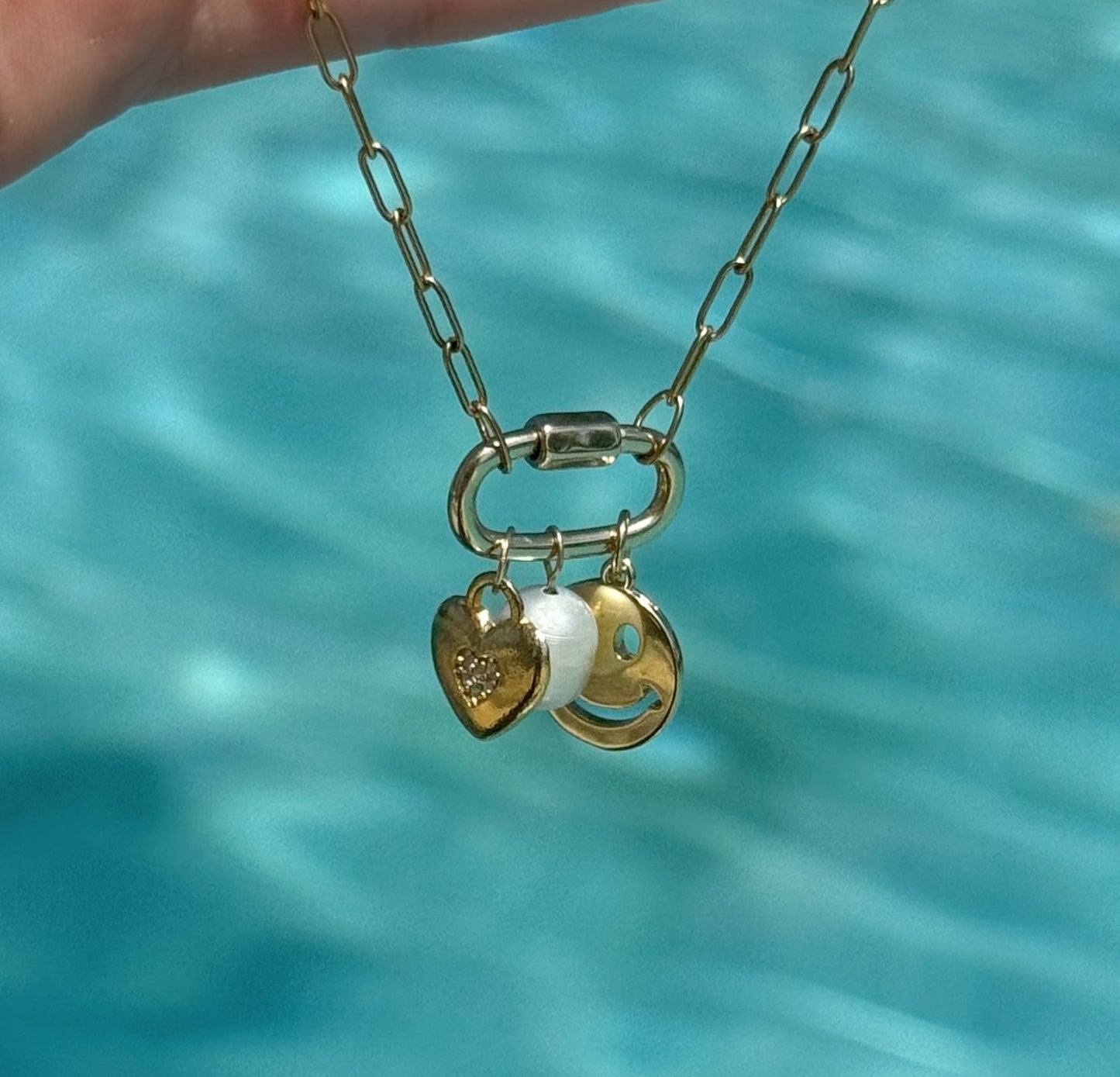 Vacay Vibes Carabiner Necklace