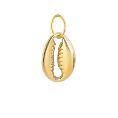 Dainty Gold Cowrie Shell Charm