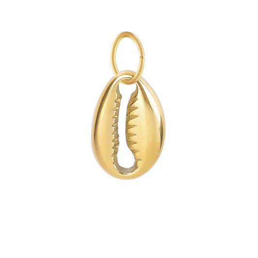 Dainty Gold Cowrie Shell Charm
