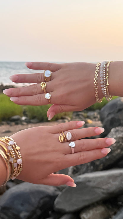 Rose Quartz Necklace & Bracelet Gift Set
