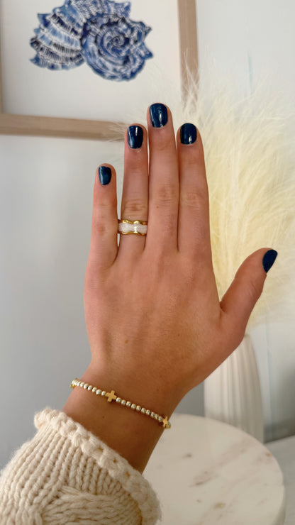 Chunky Pearl Tides Ring