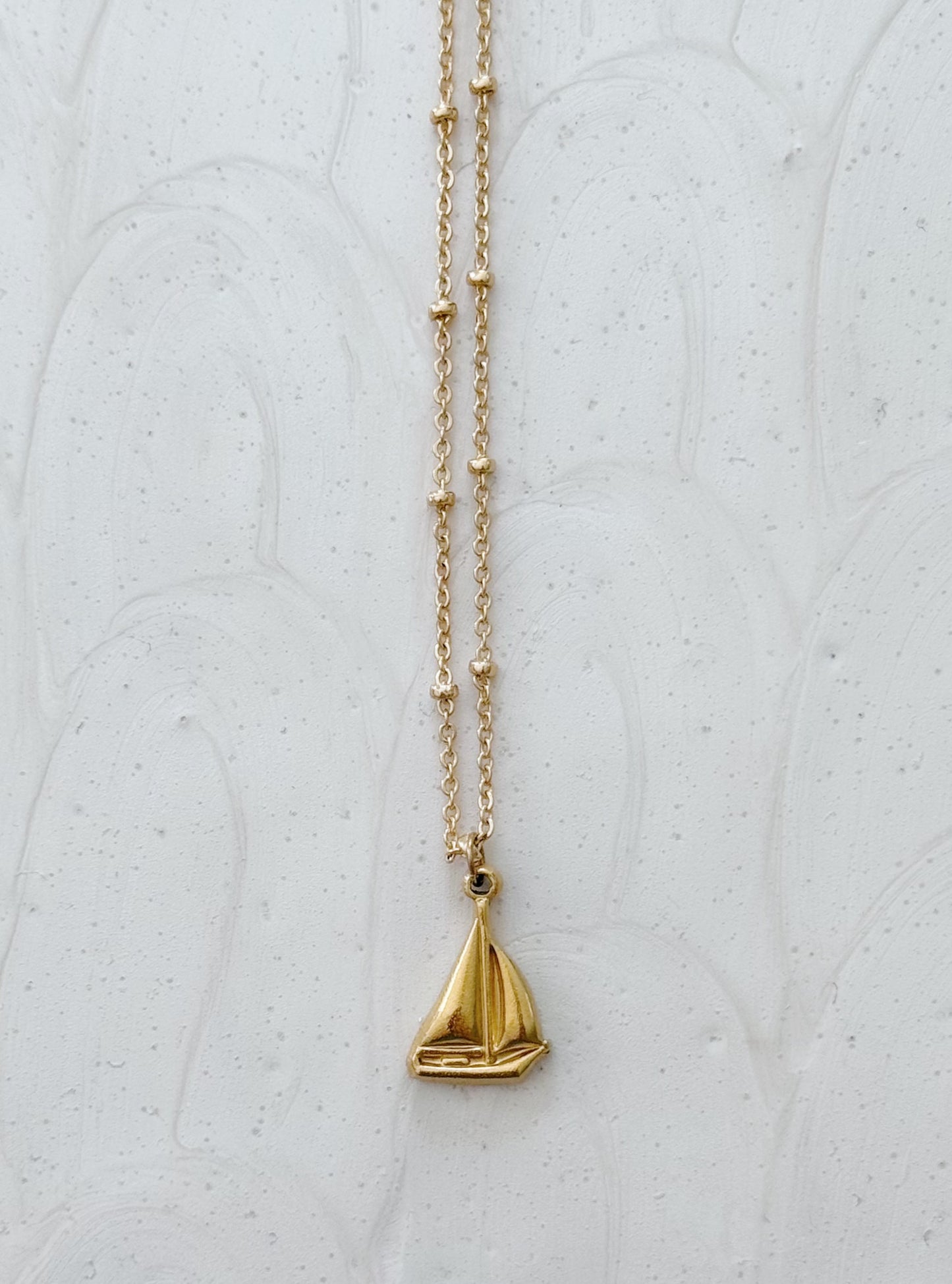 Sconset Sailboat Necklace