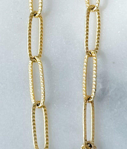 Chunky Textured Toggle Necklace
