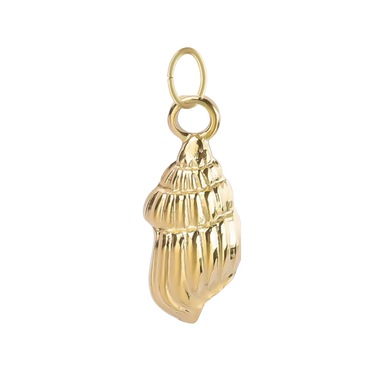 Dainty Gold Conch Shell Charm
