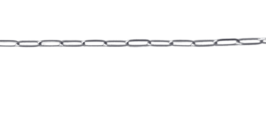 Large Silver Paperclip Chain