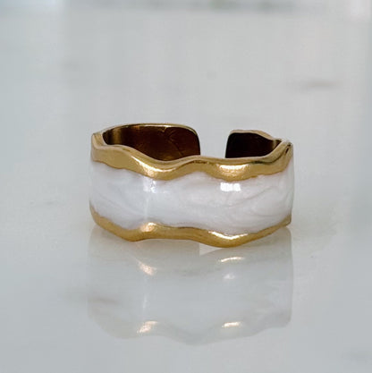 Chunky Pearl Tides Ring