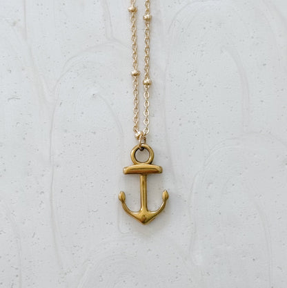 ACK Anchor Necklace