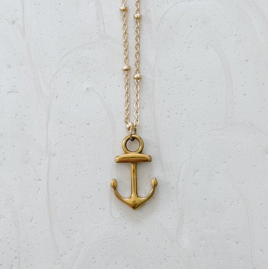ACK Anchor Necklace