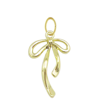 Yellow Gold Bow Charm