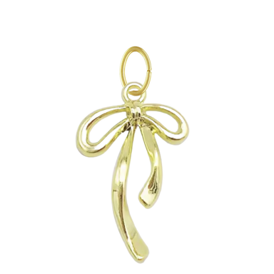 Yellow Gold Bow Charm