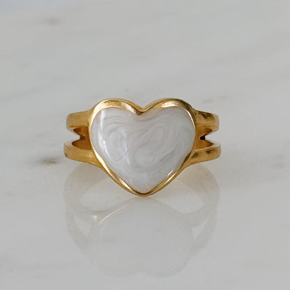 Lover Girl Gold Heart Ring