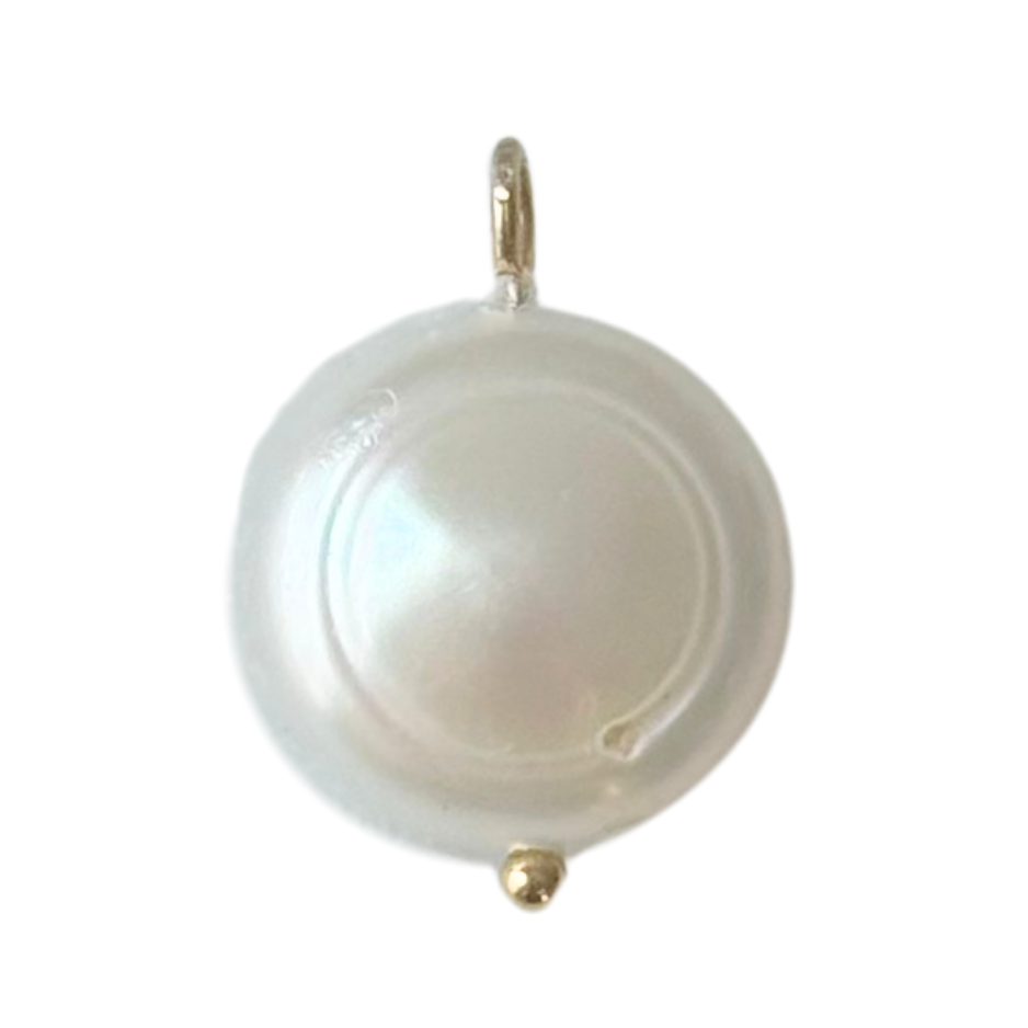 Round Freshwater Pearl Charm