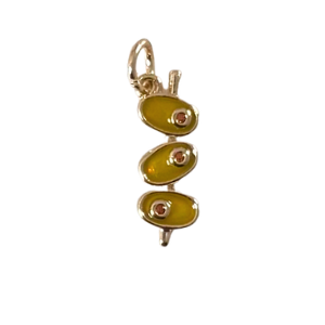 Dainty Martini Olive Charm