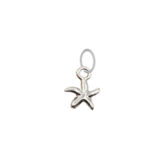 Dainty Silver Starfish Charm