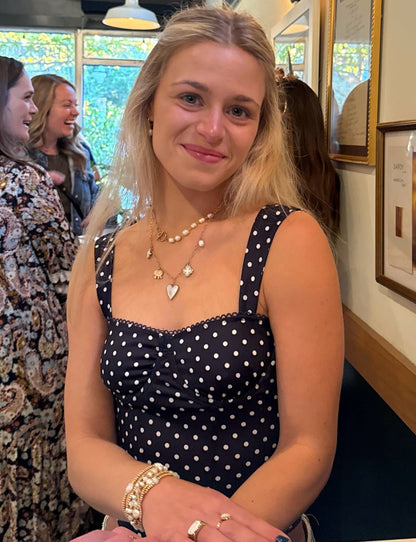 Pearl Promise Mother of Pearl Charm Necklace