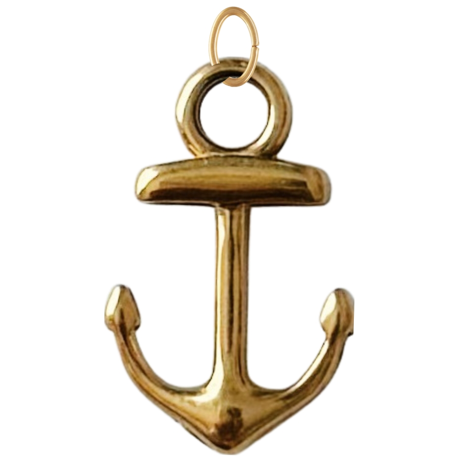 Gold Anchor Charm