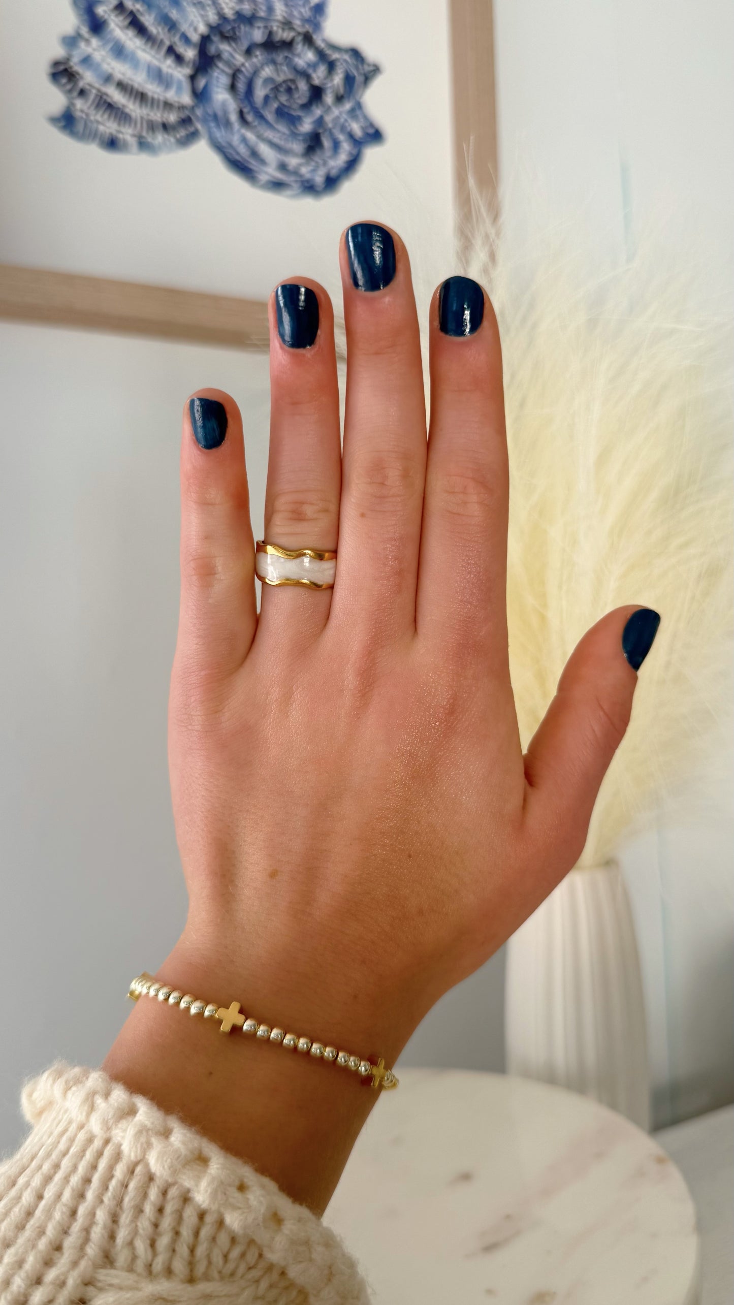 Chunky Pearl Tides Ring