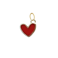 Dainty Red Heart Charm