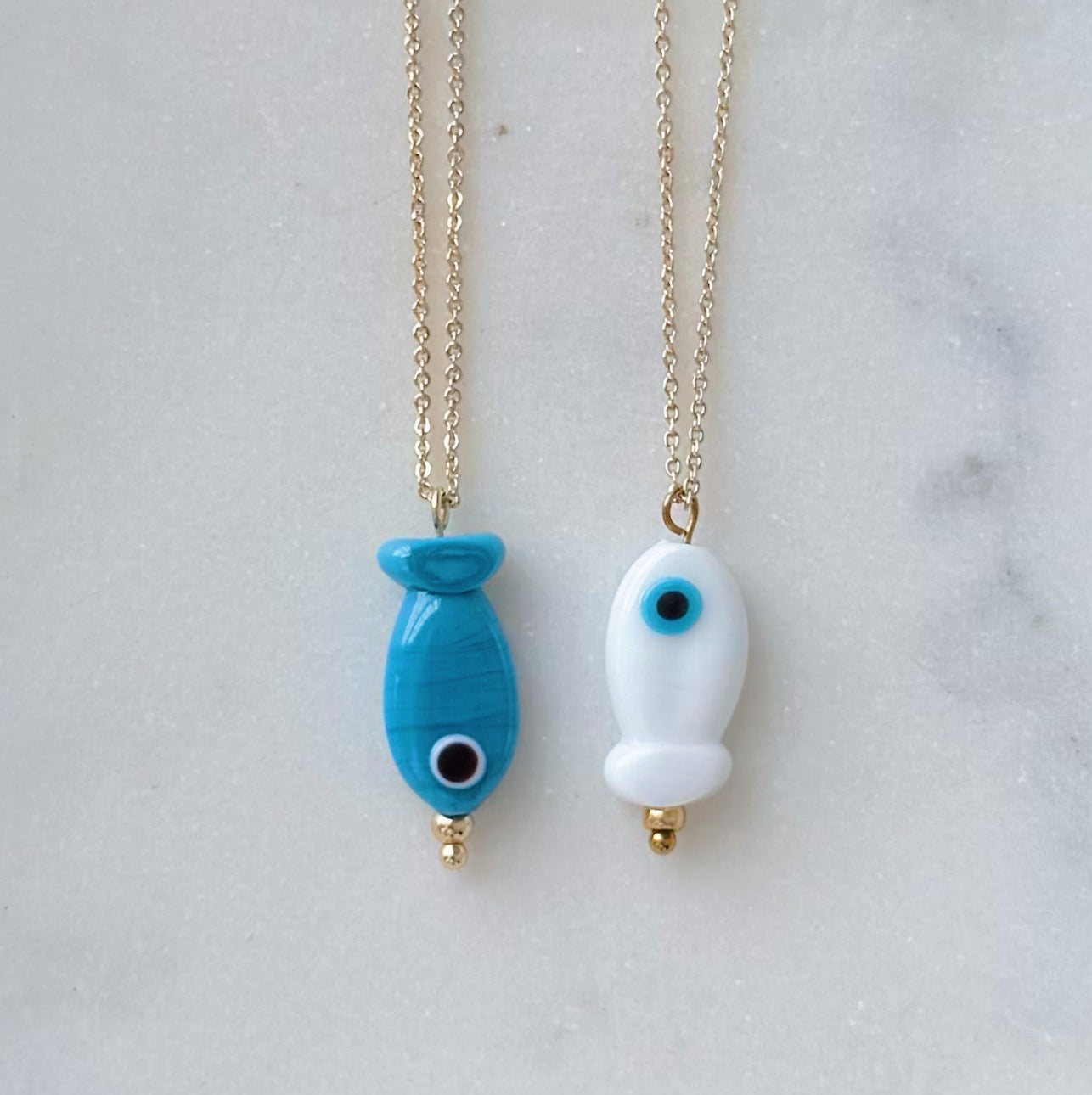 Glass Fish Necklace