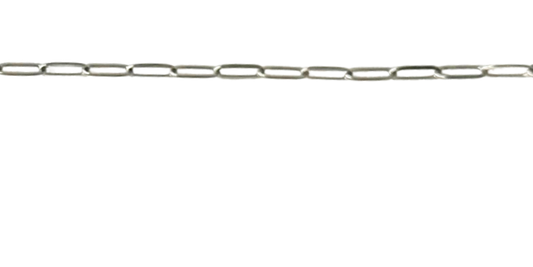 Large Silver Paperclip Chain