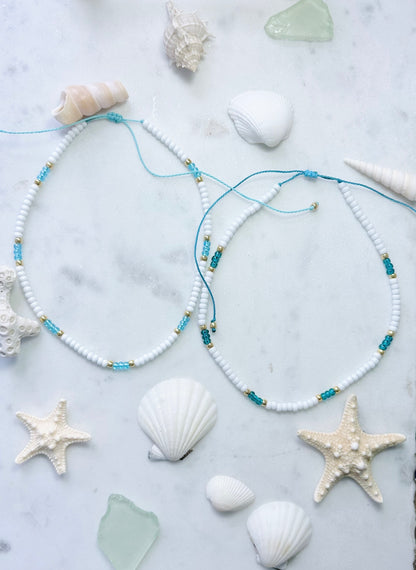 Bahamas beaded adjustable necklace