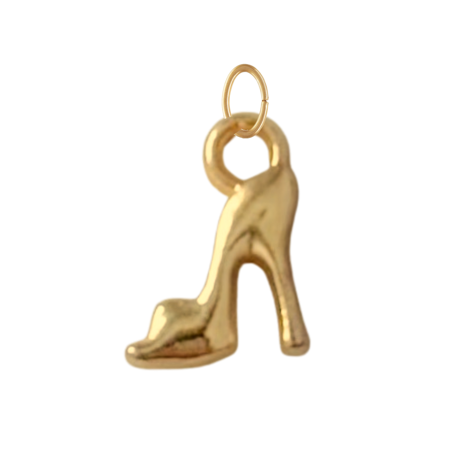 Tiny Gold High Heel Charm