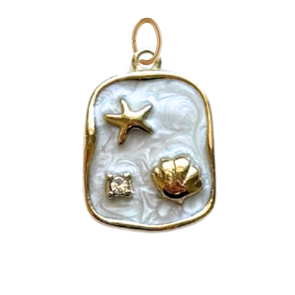 Pearl White Coastal Icons Pendant