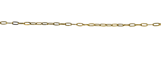 Small Gold Paperclip Chain