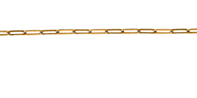 Gold Large Paperclip Chain