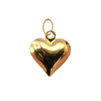 Small Gold Heart Charm