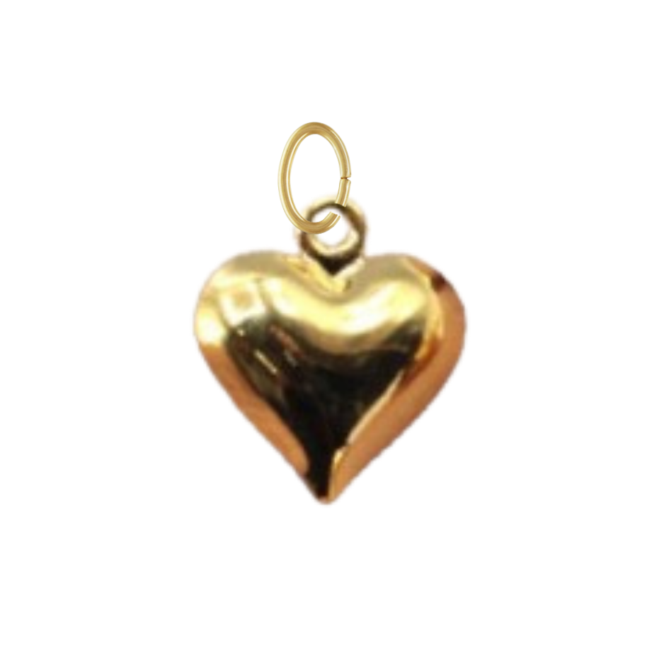 Small Gold Heart Charm
